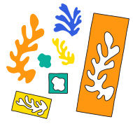 Matisse - Scherenschnitt Collagen - Anleitung