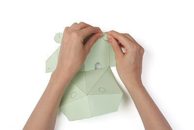 Anleitung - Falten von Origami-Tiermasken