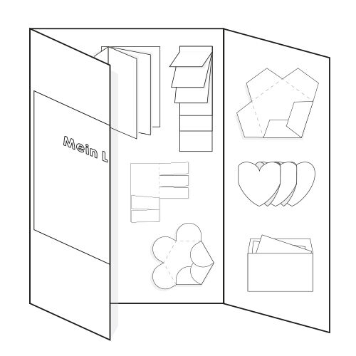 Lapbook basteln mit Blanko-Vorlagen zum Ausdrucken