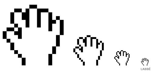 Pixel Hand Icon
