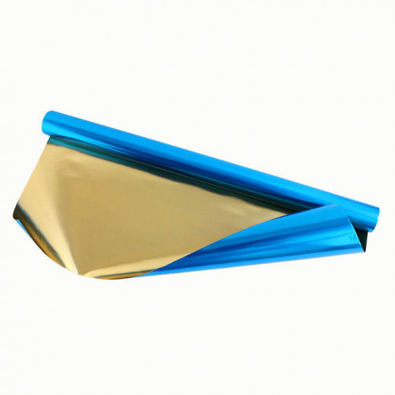 Goldfolie, Rolle 0,50 x 10 m, gold-blau