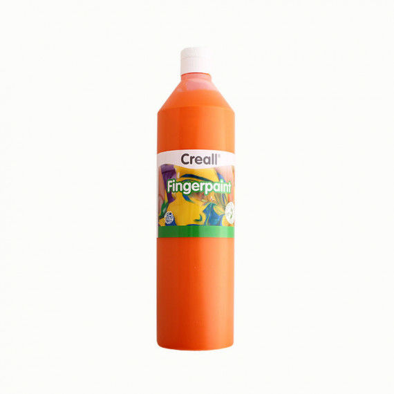 Fingerfarbe, 750ml Flasche, orange
