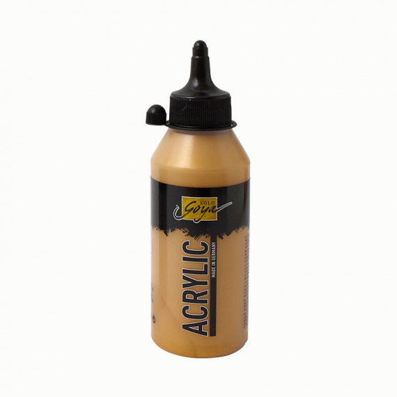 Acrylfarbe, 250 ml Flasche, gold