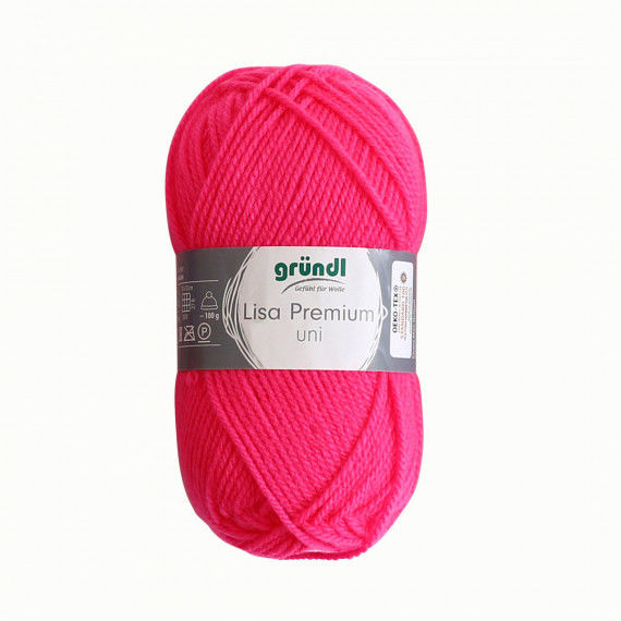 Wolle, 50 g Knäuel, pink