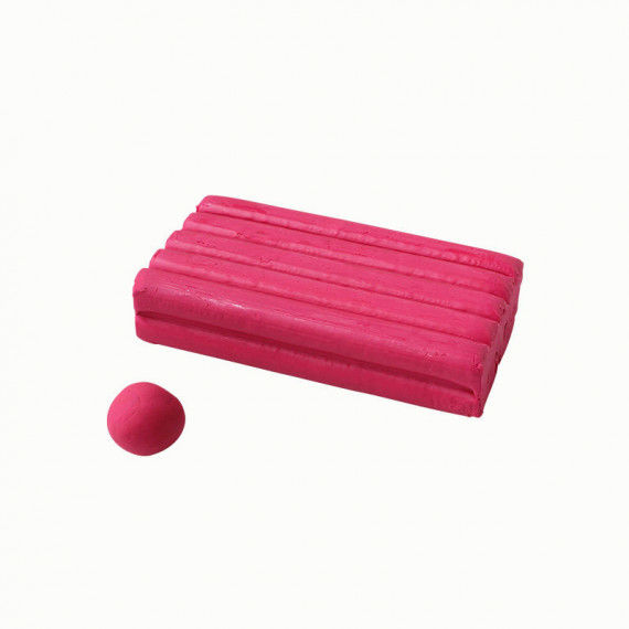 Knete, 250 g Block, pink