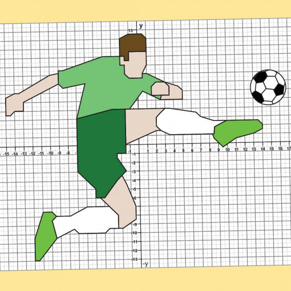 Koordinatengrafiken mit Fußball-Motiven konstruieren