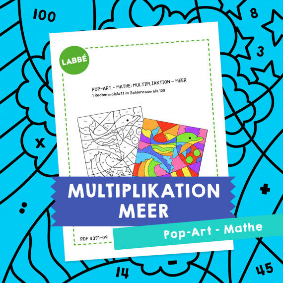 Homeschooling - Pop-Art – Mathe Multiplikation: Meer PDF