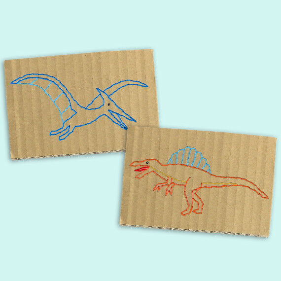 Stickbilder - DInosaurier für Kinder