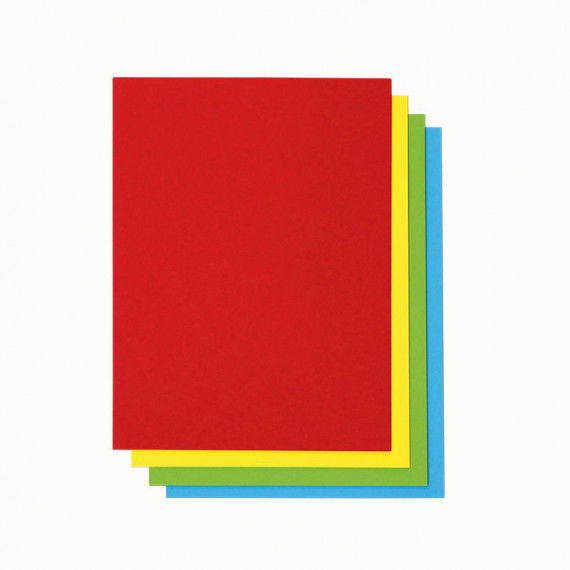 Drucker-Karton in 4 intensiven Farben