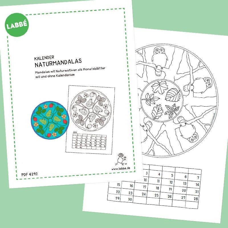 Mandala-Kalender PDF  Labbé