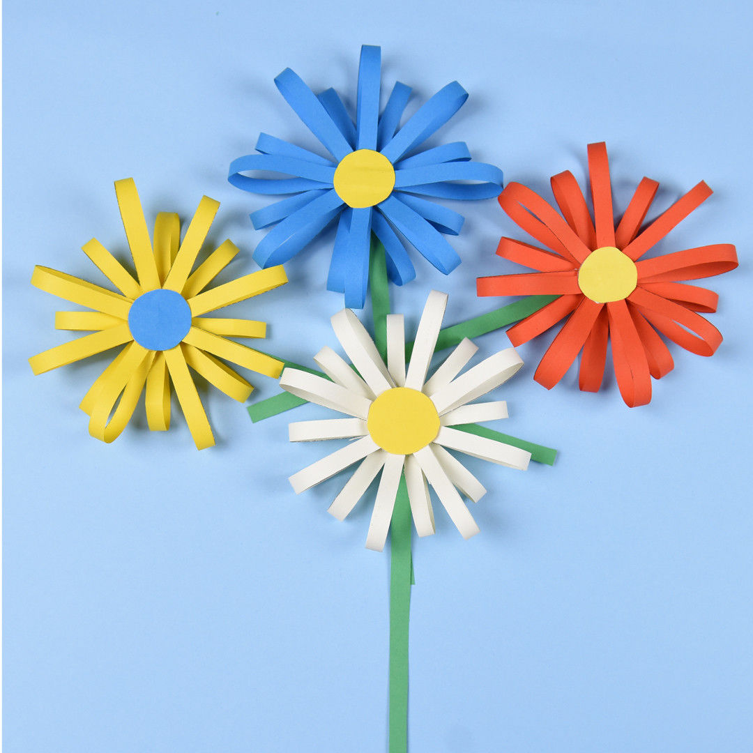 Erstes Basteln - Papierblumen PDF | Labbé