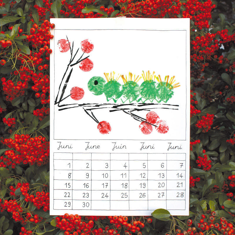 Malkalender - Kalender basteln - Nach Anlass - Basteln  Labbé