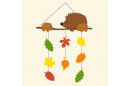 Herbst-Mobile - Igel PDF