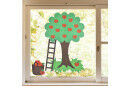 Apfelbaum-Fensterbild PDF