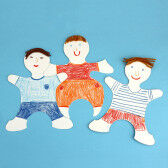 Puzzle-Kids - Puzzlefiguren zum Gestalten von Selbstportraits für Gruppenbilder uvm.
