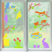 Frühling-Fensterbild Bastelvorlagen für Kinder