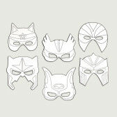 Superhelden-Masken für Kinder