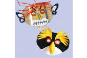 Vielseitige Blanko-Masken für Fasching & Karneval