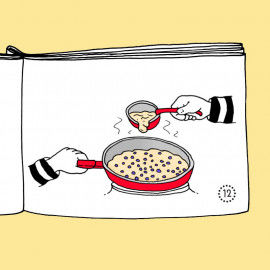 Kochen & Backen - Mini-Buch Rezepte zum Ausdrucken