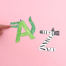 Animal Alphabet from A as in Alligator to Z as in Zebra