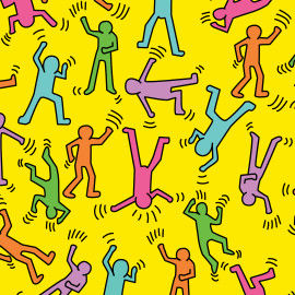 Keith Haring - Tanzfiguren