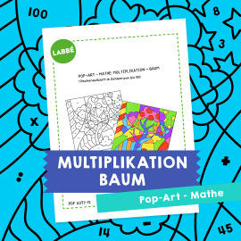 Homeschooling - Pop-Art – Mathe Multiplikation: Baum PDF