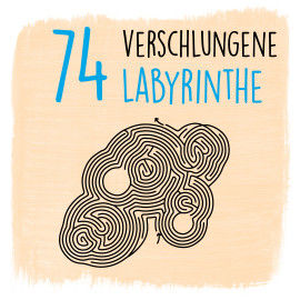 74 Labyrinthe und Lösungen