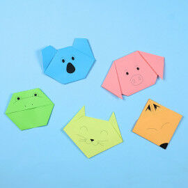 Erstes Origami - Tiere falten  für Kinder
