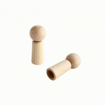 Fingerpuppe aus Holz