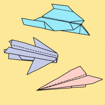 Anleitungen zum Falten von Papierfliegern
