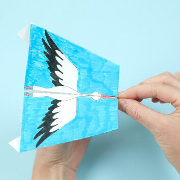 Papierflieger basteln für Kinder - Flugtiere und Luftakrobaten