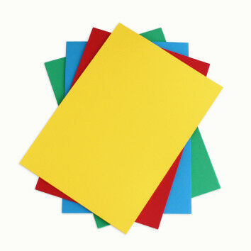 Drucker-Karton in 4 intensiven Farben