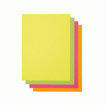 Druckerpapier, 40 Blatt, neonfarben
