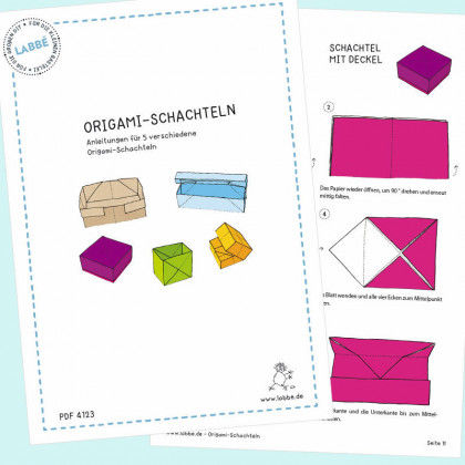 Origami Anleitung Schachtel Pdf / Anleitung Masu ...